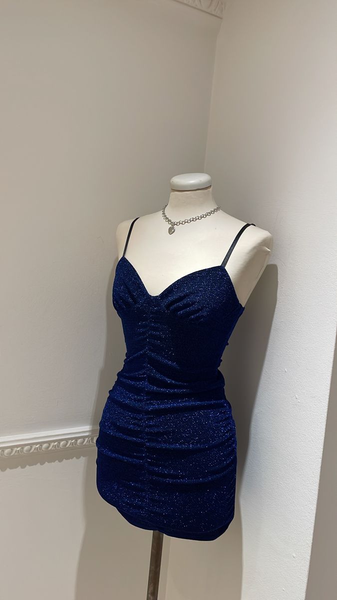 Spaghetti Straps Sparkle Homecoming Dress Short Birthday Dress J11410