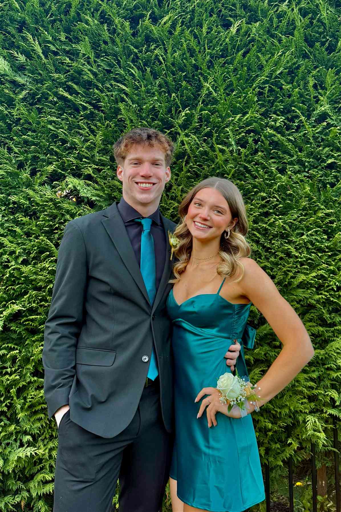 Spaghetti Straps Turquoise Green Satin Short Homecoming Dress