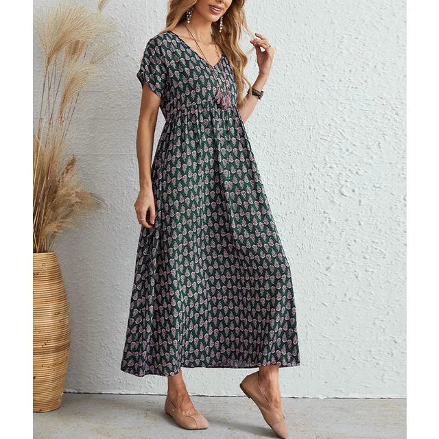 Romina Minimalist Handmade Summer Dress Evening Wear Edit