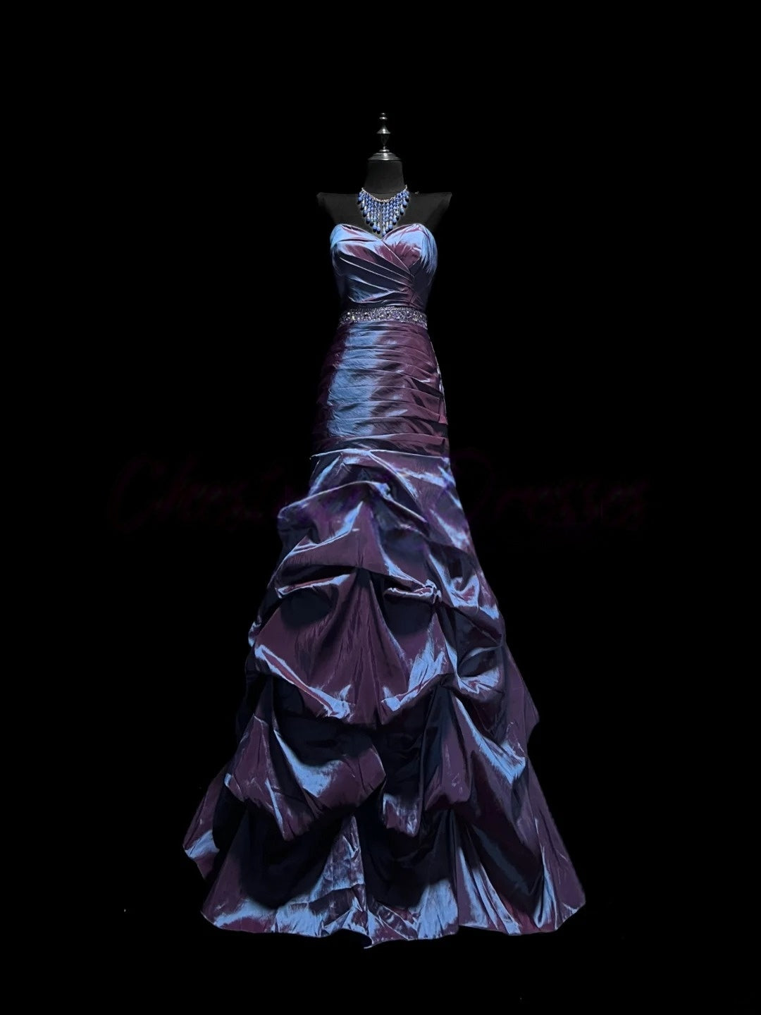 Strapless Retro Formal Prom Dress Sheath Evening Gown