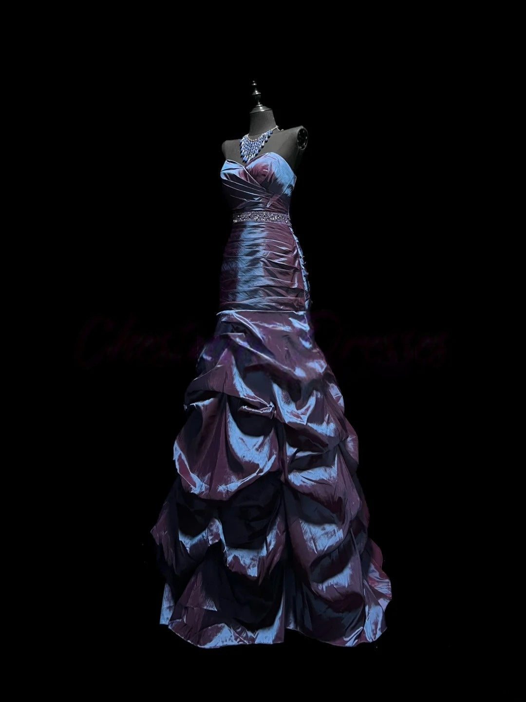 Strapless Retro Formal Prom Dress Sheath Evening Gown