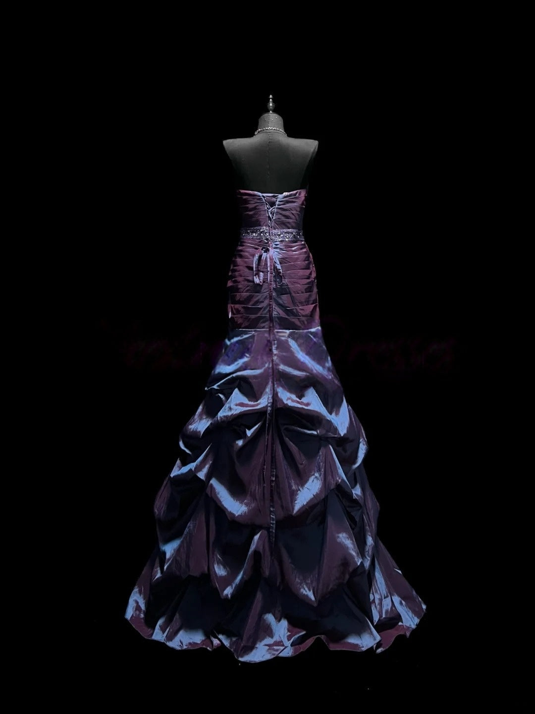 Strapless Retro Formal Prom Dress Sheath Evening Gown