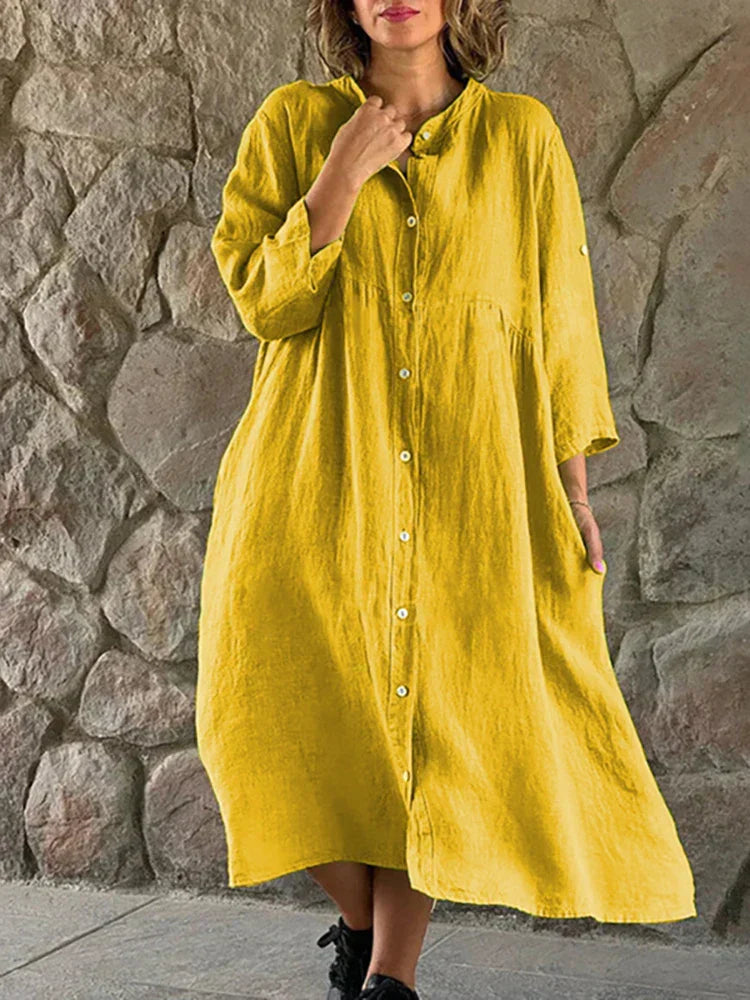 Olaya Casual and Stylish Summer Dress for Women Flattering Modern Fit