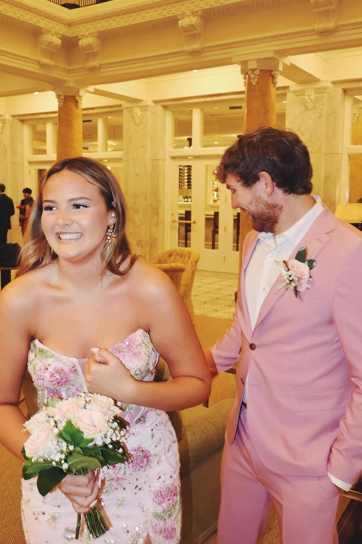 Stunning Mermaid Sweetheart Light Pink Corset Prom Dress with Appliques - View 5 | FashionDia