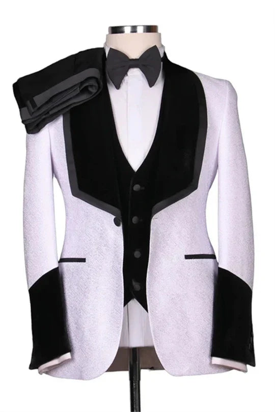 Suzhoufashion Newest Shawl Lapel Men's Wedding Suits