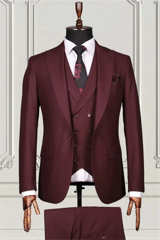 Suzhoufashion Three Piece Single Breasted Bespoke Men Suits