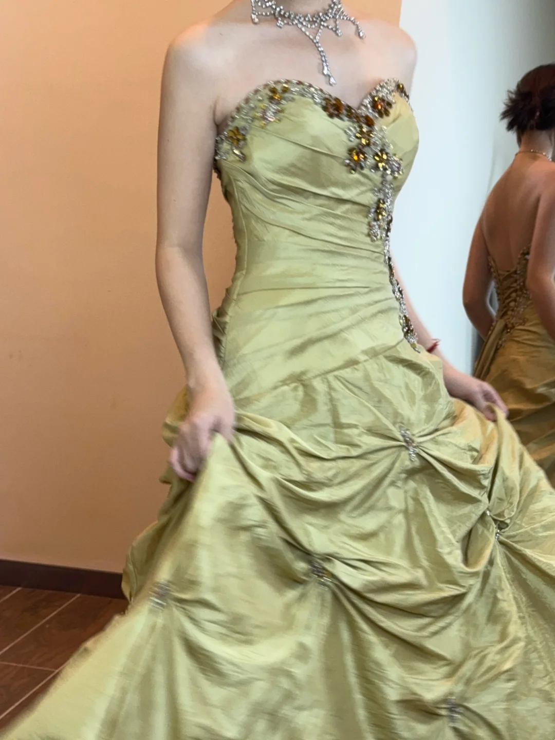 Sweetheart Ball Gown Green Sweet 16 Birthday Dress Vintage Beaded Prom Dress