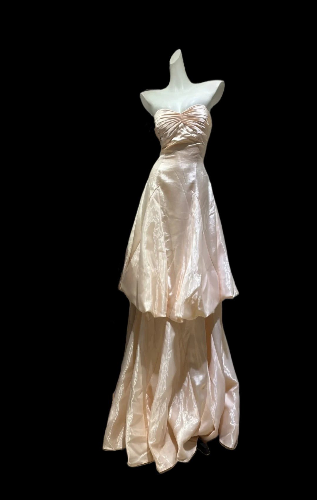 Sweetheart Champagne A Line Formal Prom Dress J10899
