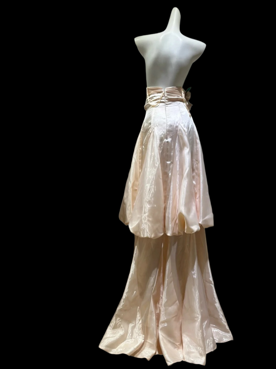 Sweetheart Champagne A Line Formal Prom Dress J10899
