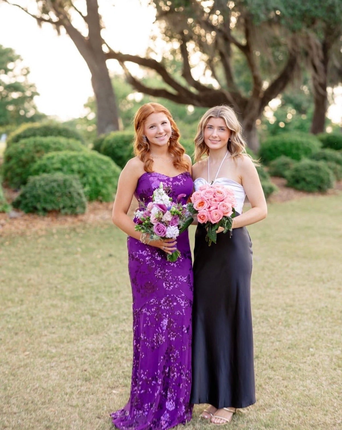 Sweetheart Purple Lace Prom Dress Mermaid Evening Gown