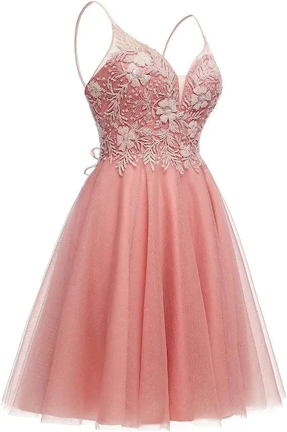 Sparkly Tulle Homecoming Dresses for Teens Mini Cocktail Dress (ZD12126)