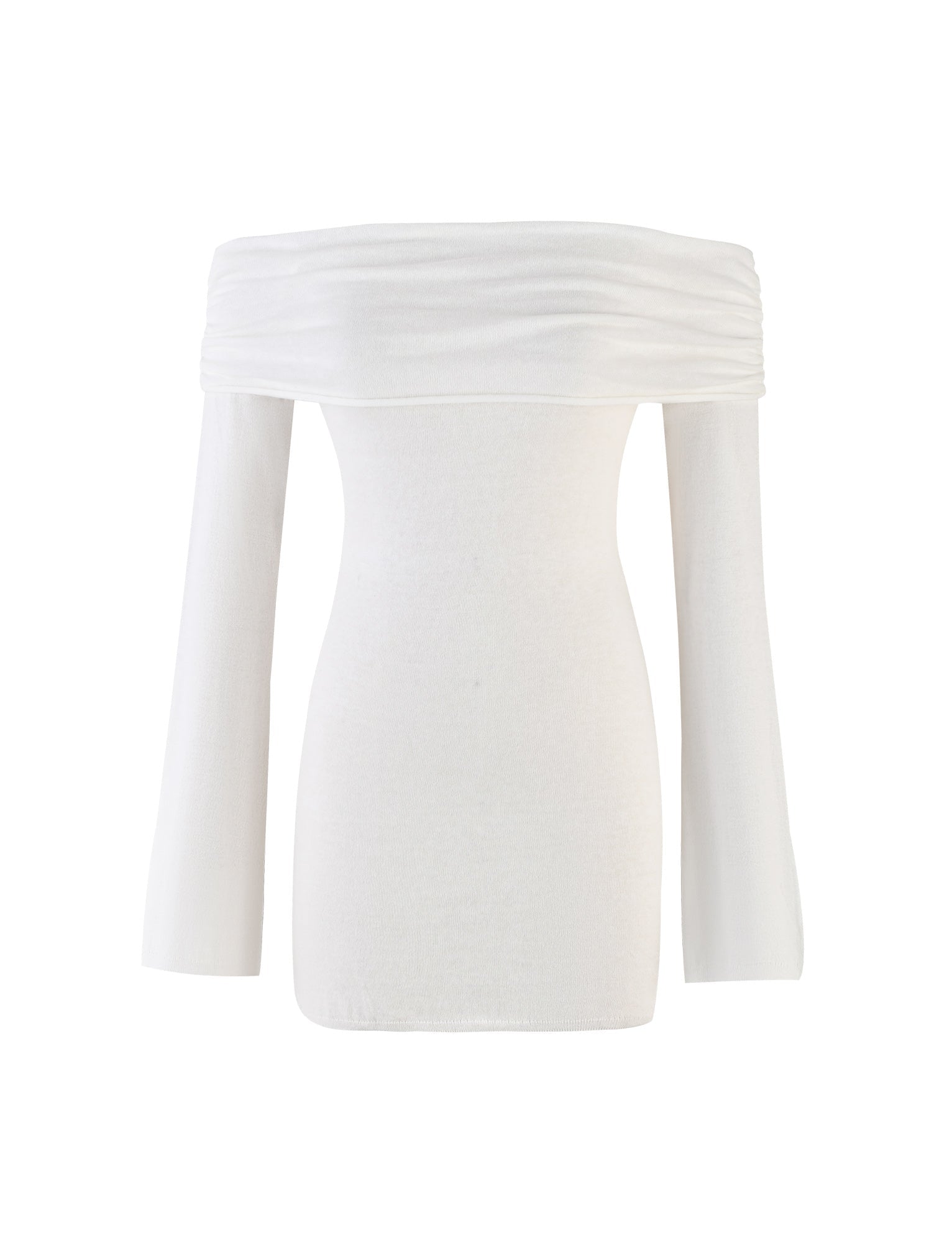DIEDRE JUMPER DRESS - WHITE : CREAM