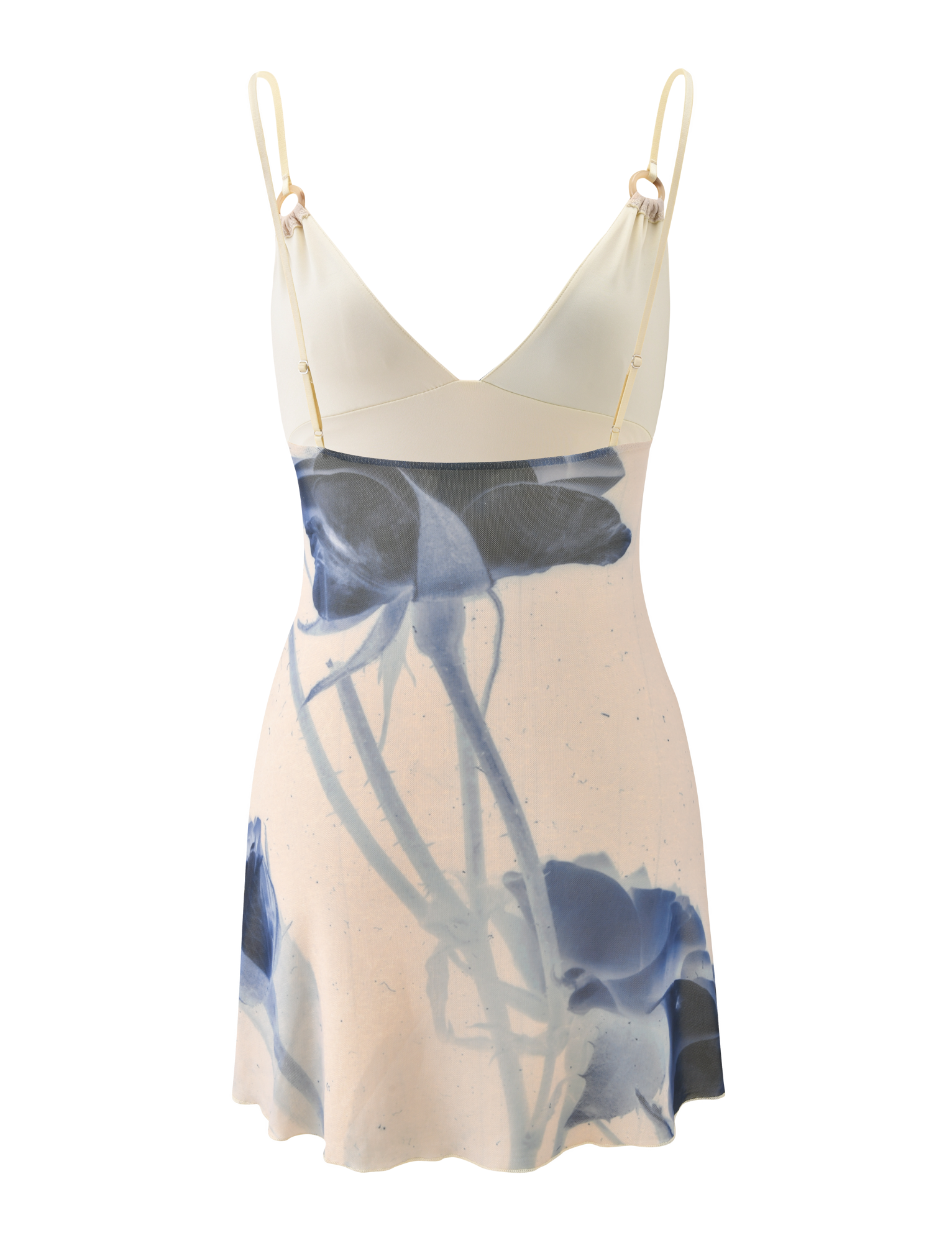 ROSY MINI DRESS - INDIGO FLORAL