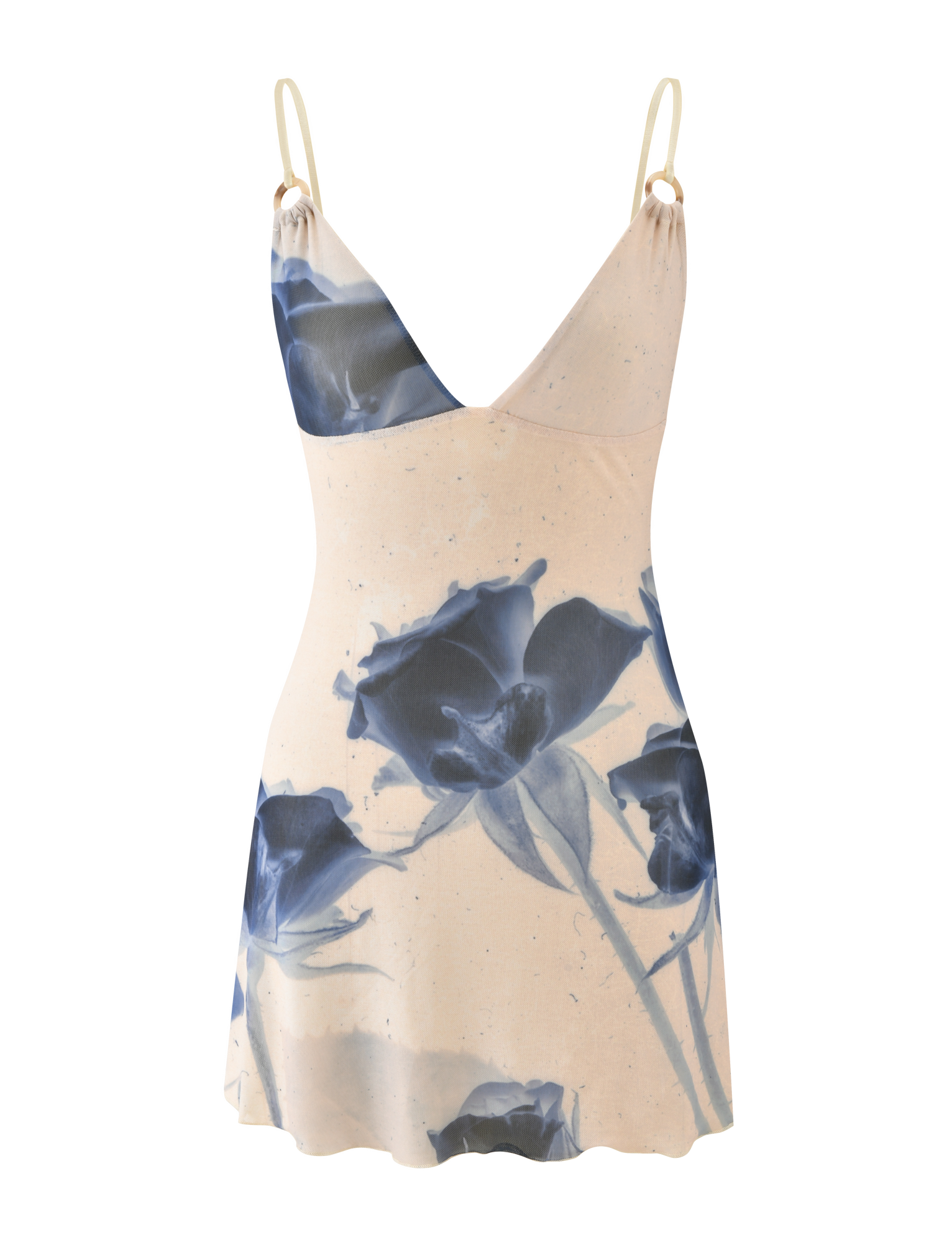 ROSY MINI DRESS - INDIGO FLORAL