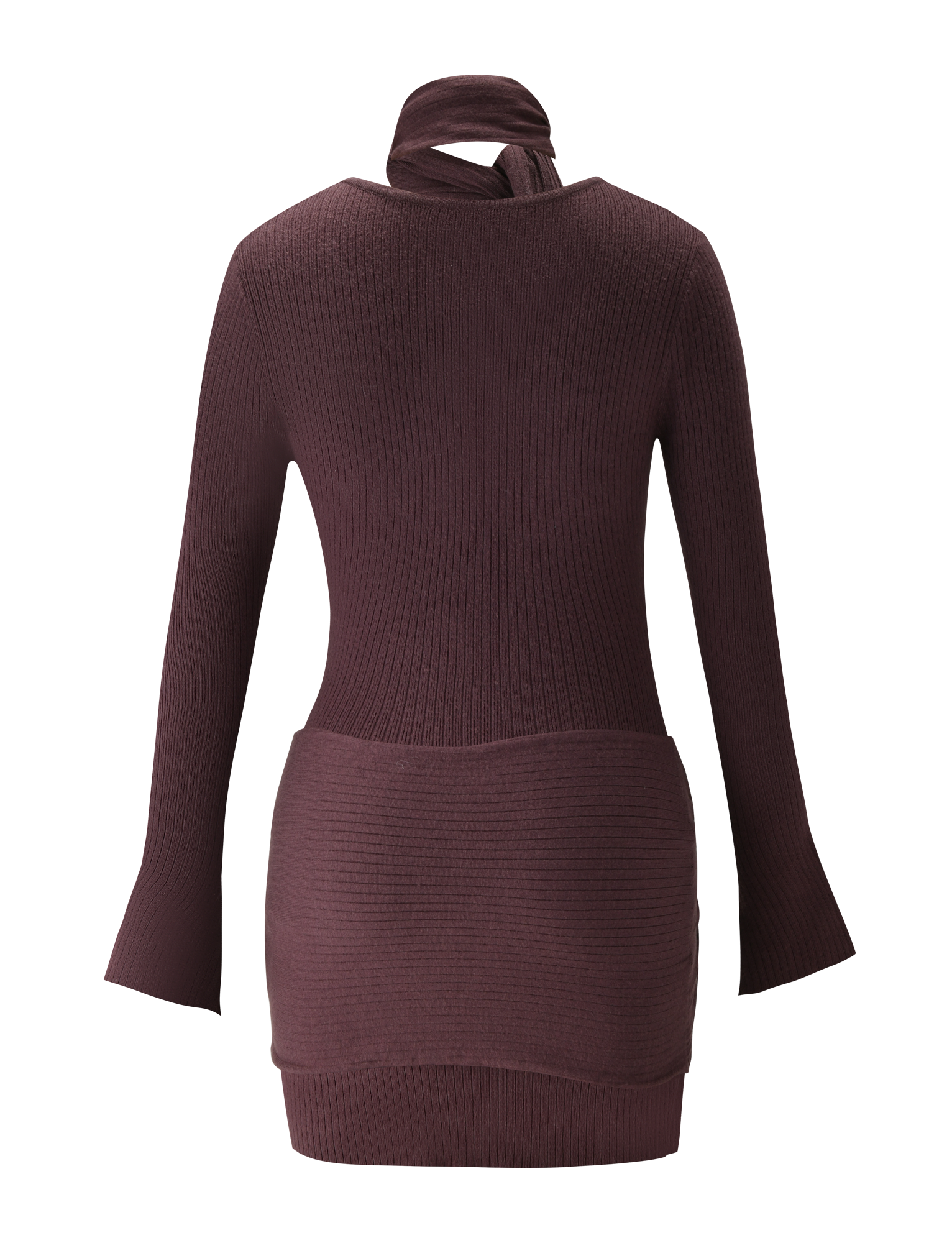 RENNER MINI DRESS - CHOCOLATE