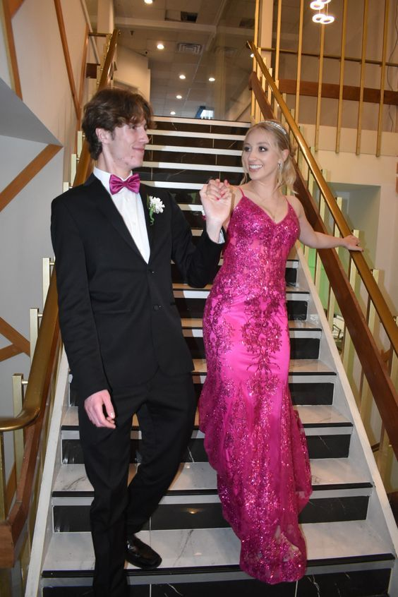 Beautiful Lace Mermaid Prom Dress Formal Party Dress Prom Dress - View 4 | FashionDia