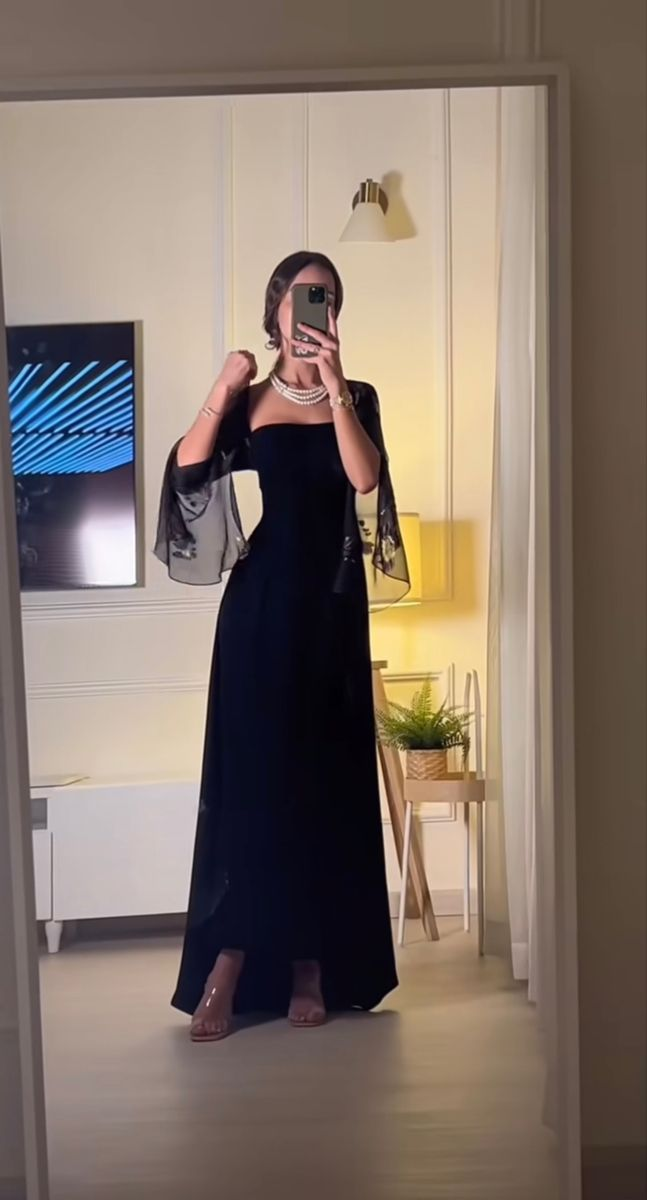 Charming Black Evening Dress Black Formal Gown Y4030 - VelvetHem