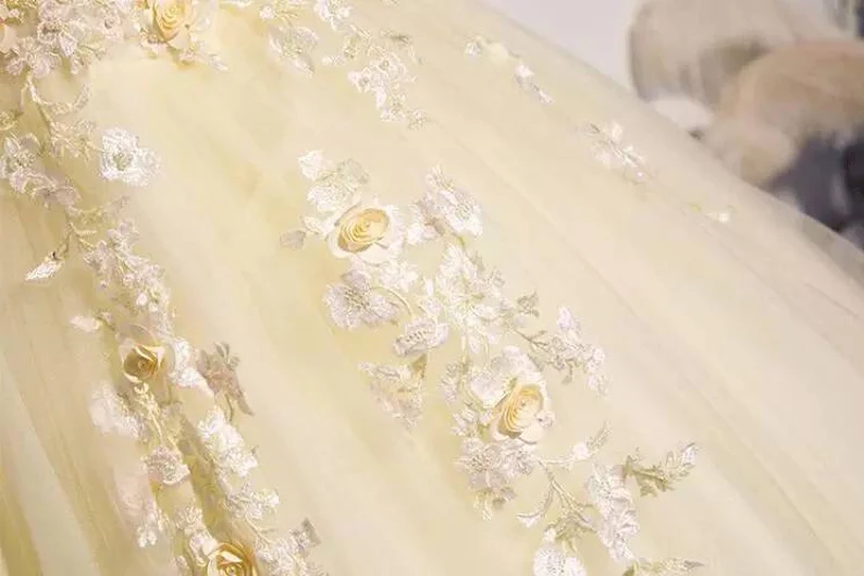 Princess glamour elegance prom dress, fairytale elegance party dress vintage - View 6 | FashionDia