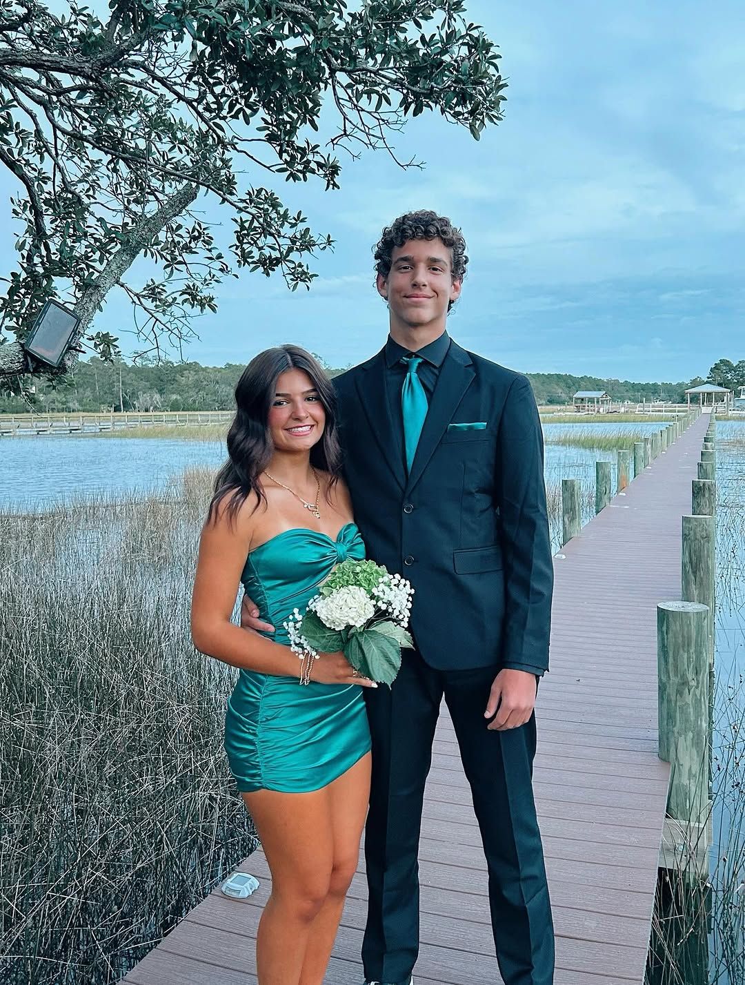 Turquoise Sheath Satin Short Homecoming Party Dress