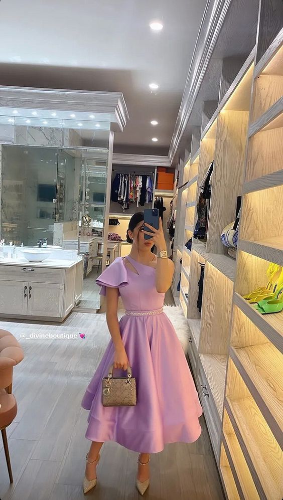A-Line Simple Prom Dress Party Dress - FashionDia