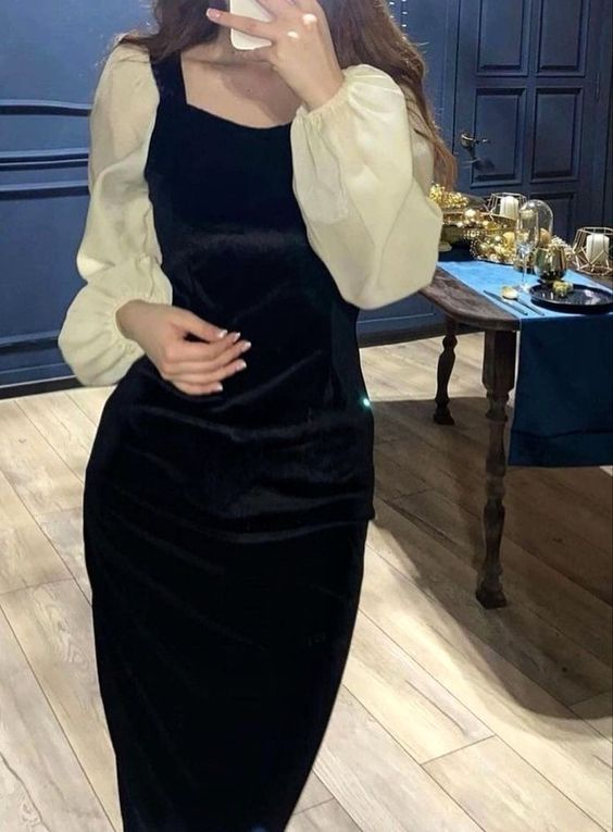 Elegant Mermaid Women Vintage Evening Party Dress - View 2 | FashionDia
