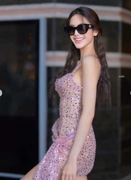 Sparkly Tulle Sequin Sheath Cocktail Dress Pink Short Homecoming Dress Birthday Outfits Dress - View 4 | FashionDia