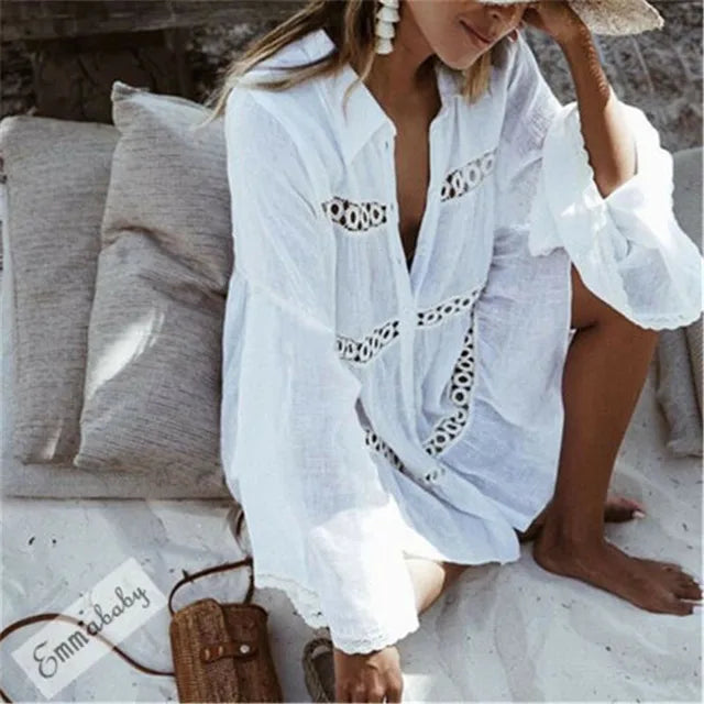 Valentina Chic Lace Beach Dress As a Cover Up Evening Wear Edit