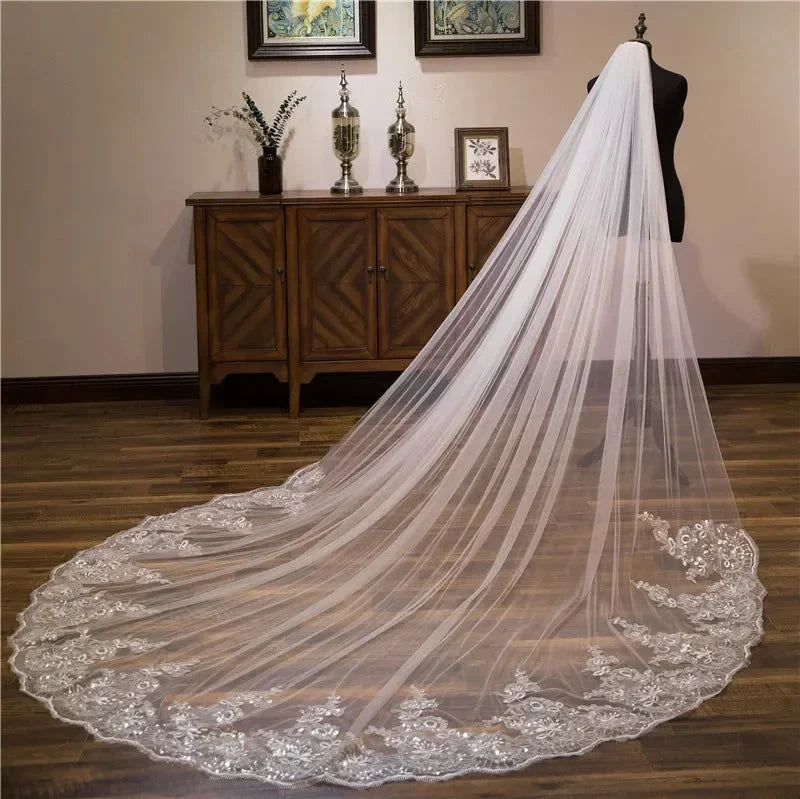 头纱颜色模板 bridal veil moban (ZD17170)