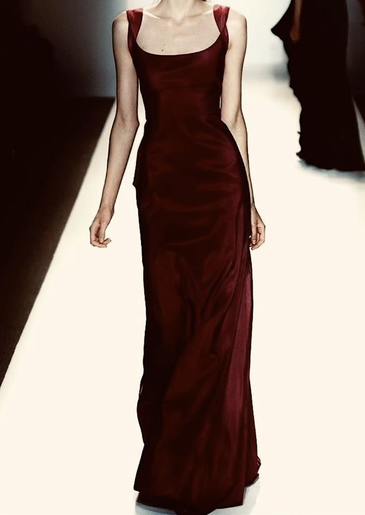 Elegant Satin Long Party Evening Dress - View 2 | FashionDia