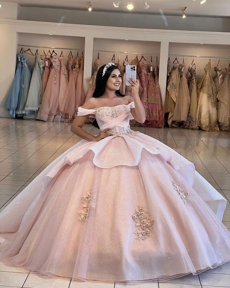 Glamorous Off The Shoulder Quinceanera Dress,Sweet 15 16 Dress