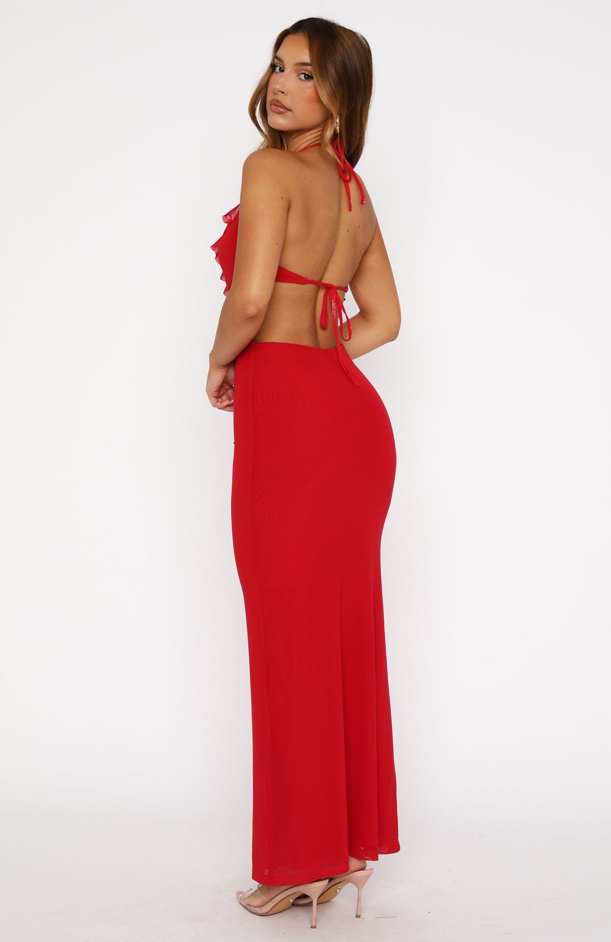 Zerina Ruffle Maxi Dress