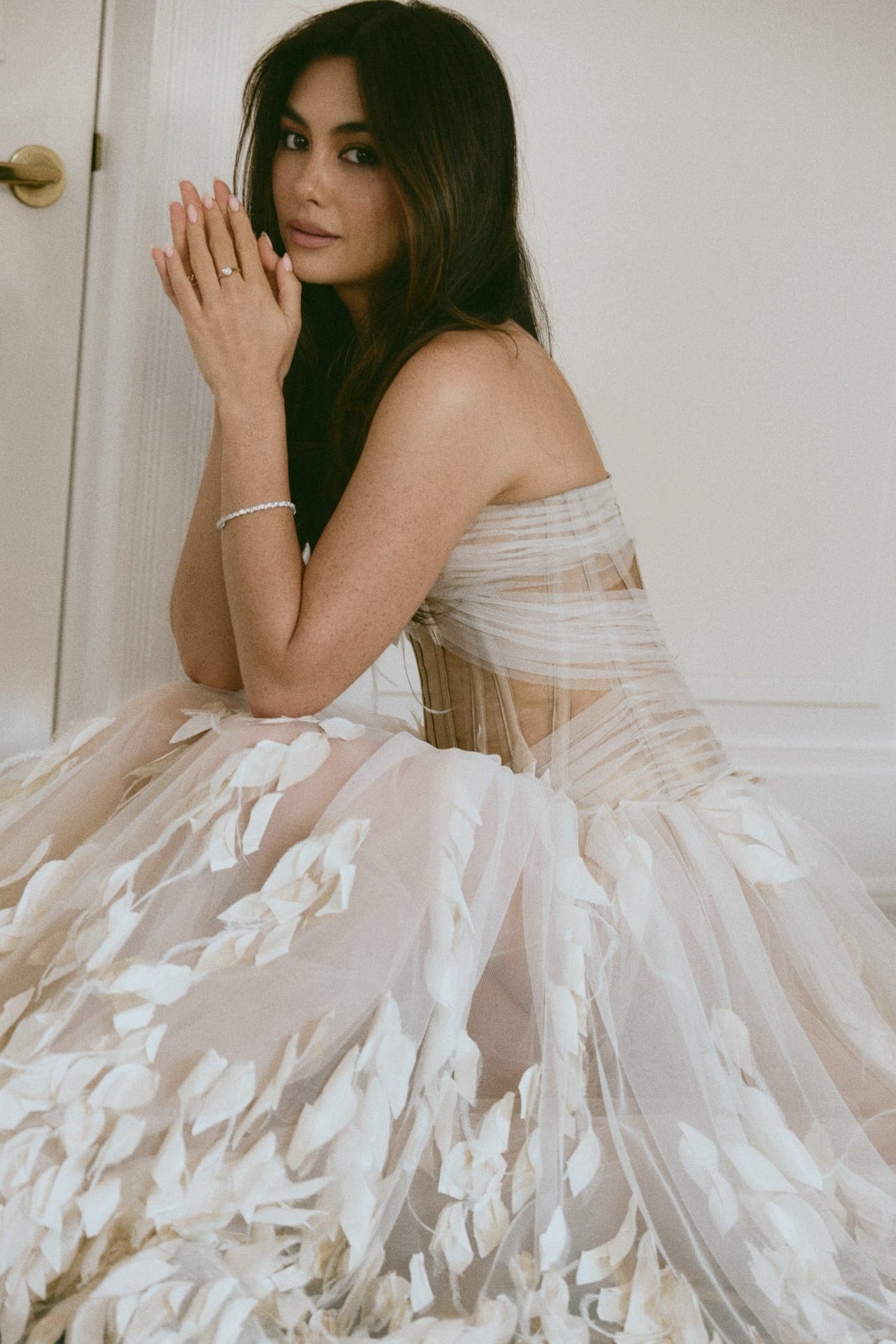 Timeless Sweetheart Strapless Sleeveless Tulle Prom Dresses A-Line With Lace-Up Back