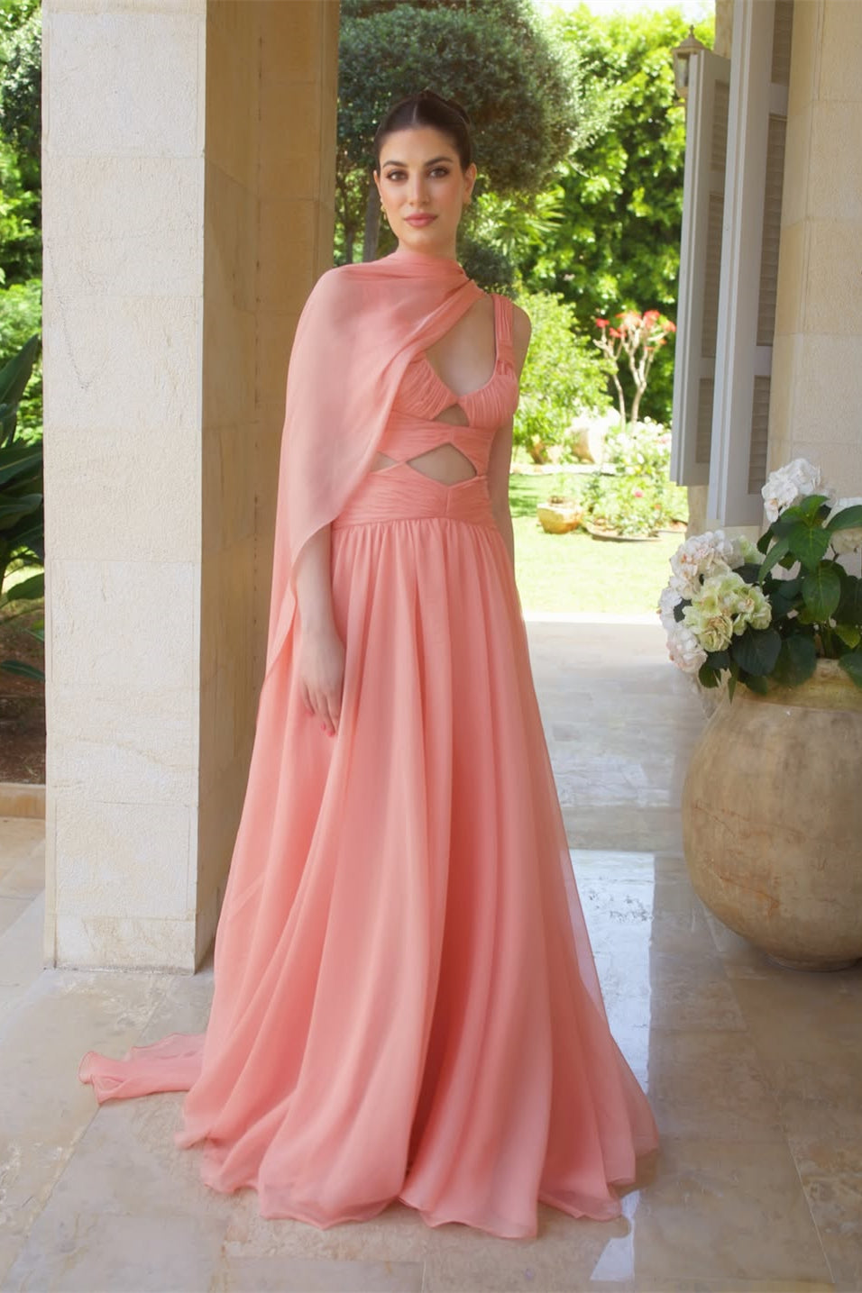 Elegant Sweetheart Straps Sleeveless Chiffon Prom Dresses A-Line With Pleats