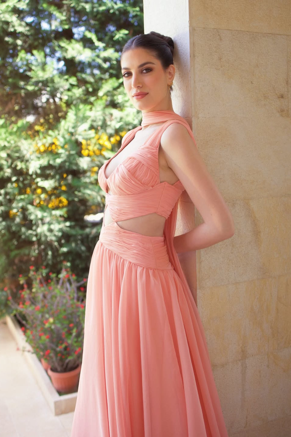 Elegant Sweetheart Straps Sleeveless Chiffon Prom Dresses A-Line With Pleats