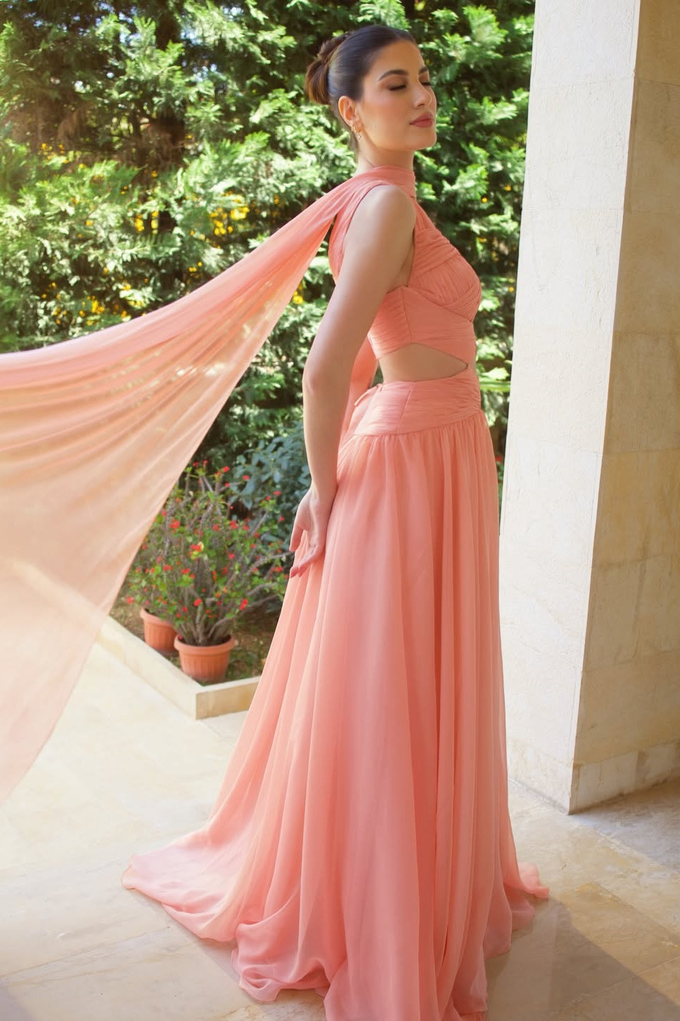 Elegant Sweetheart Straps Sleeveless Chiffon Prom Dresses A-Line With Pleats