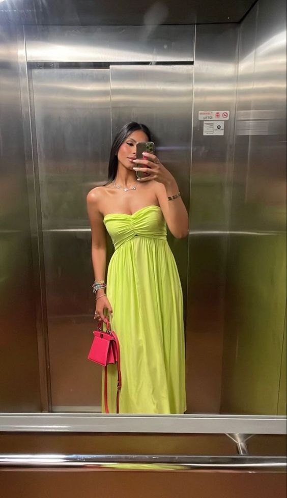 Simple A-Line Prom Dress,Summer Beach Dress,Bridesmaid Dress - FashionDia