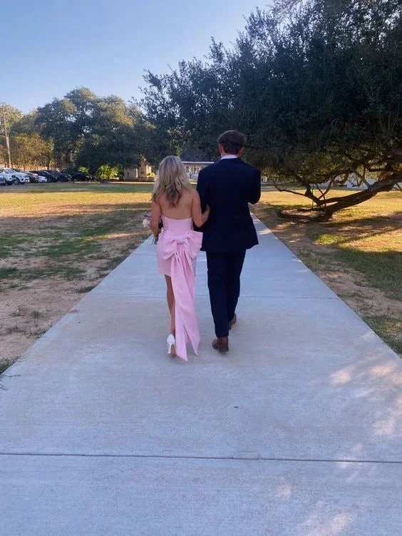 Pink Short Homecoming Dress Party Dress Y6540 by simplepromdress
