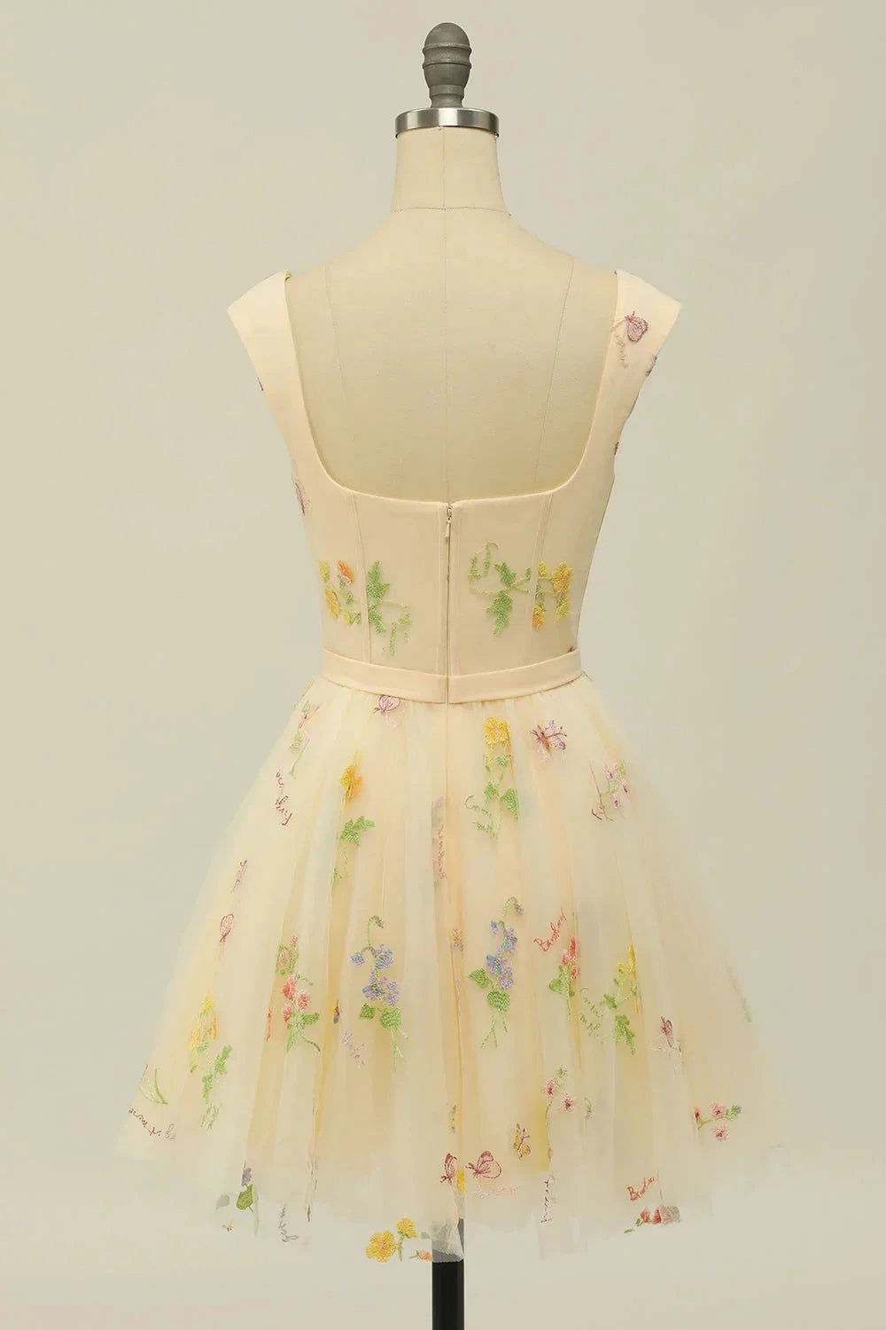 Cute A Line Sweetheart Purple Short Homecoming Dress with Embroidery (ZD11485)