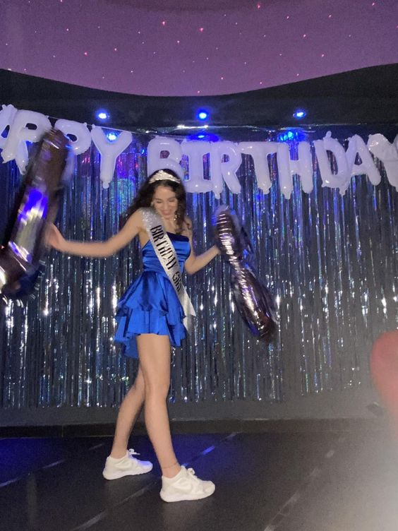 Royal Blue A-Line Homecoming Dress 18th Birthday Party Dress - FashionDia