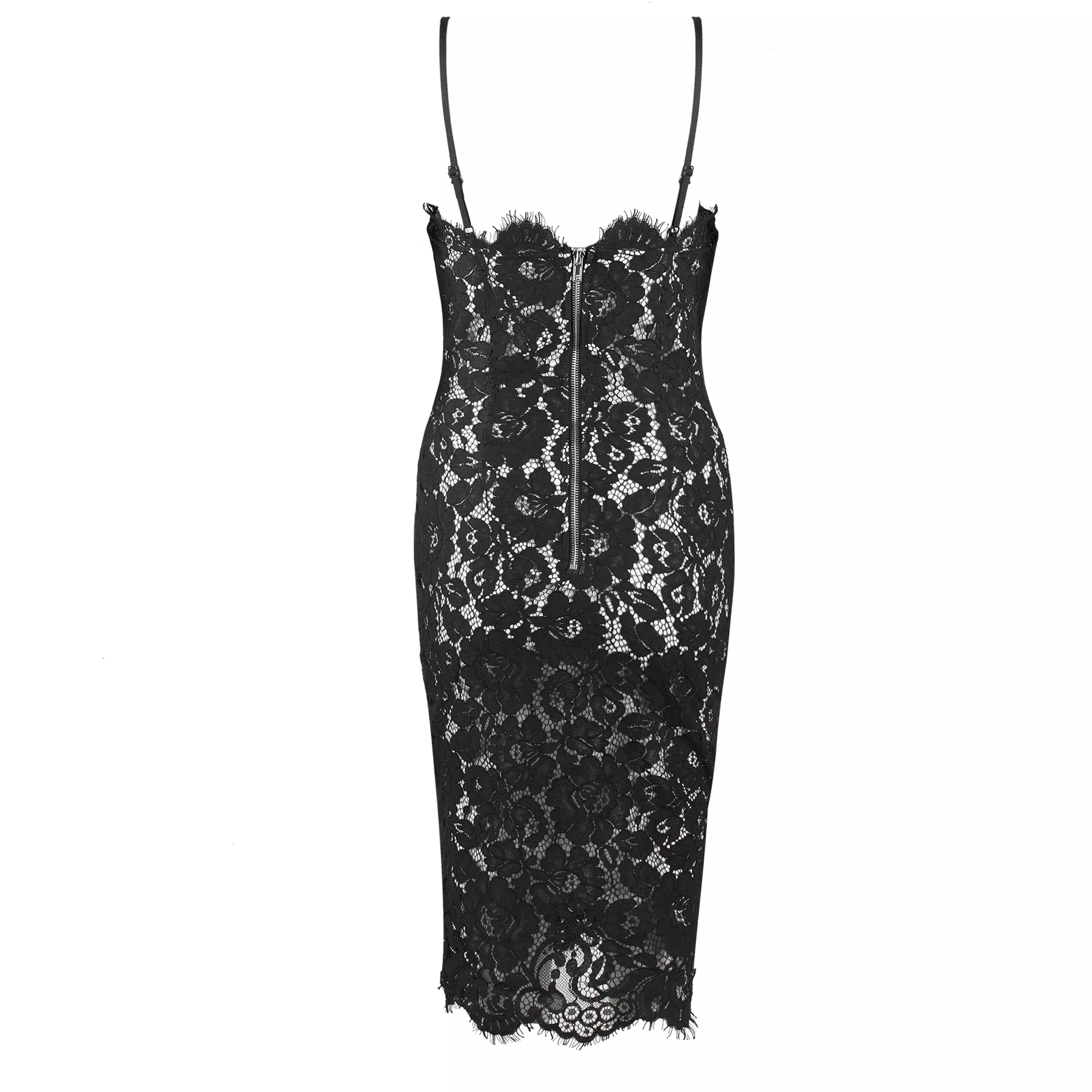 Sleeveless knee dress length party dress C885