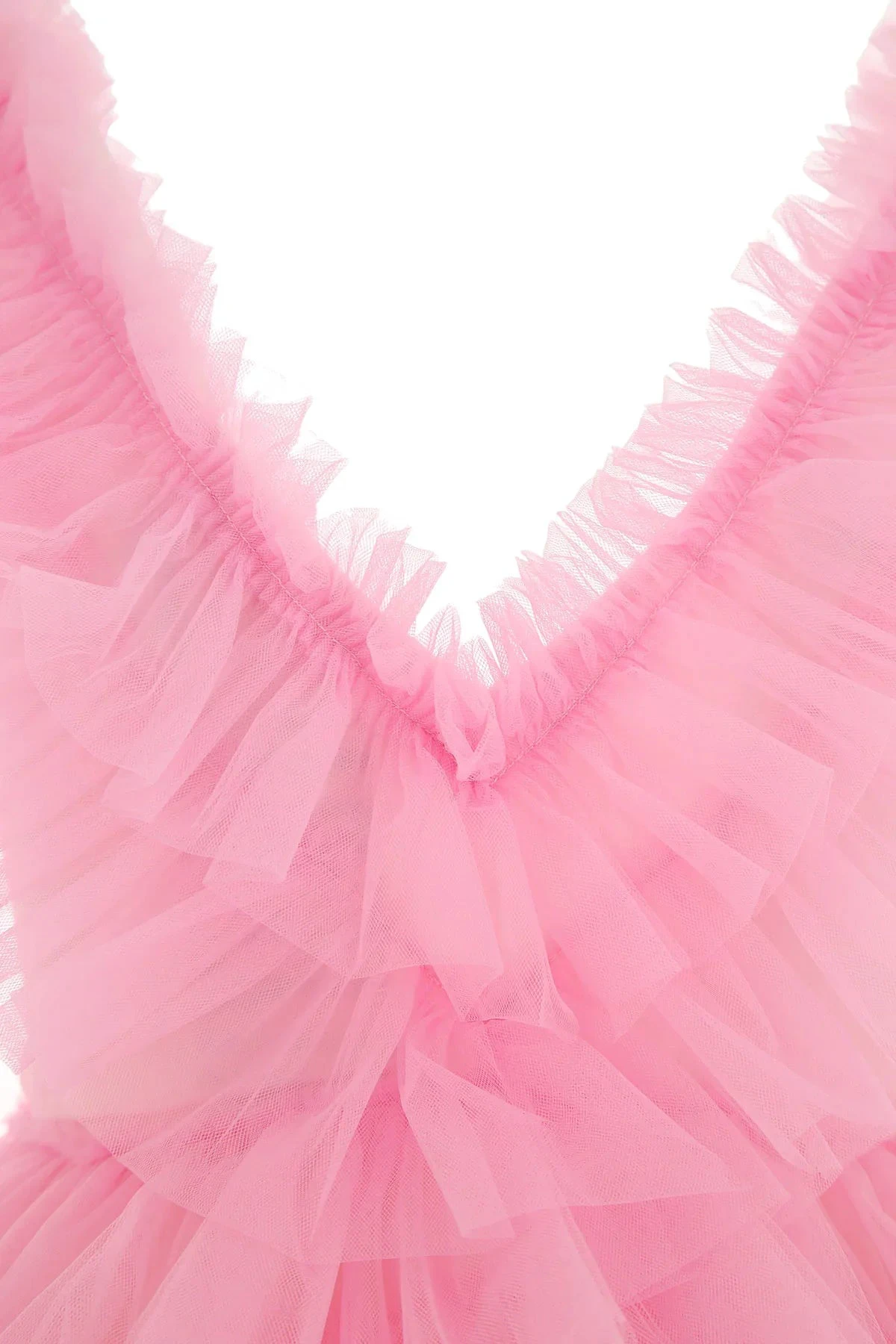 Lovely Pink A-line Tulle Homecoming Dress Pink Graduation Dress (ZD12053)