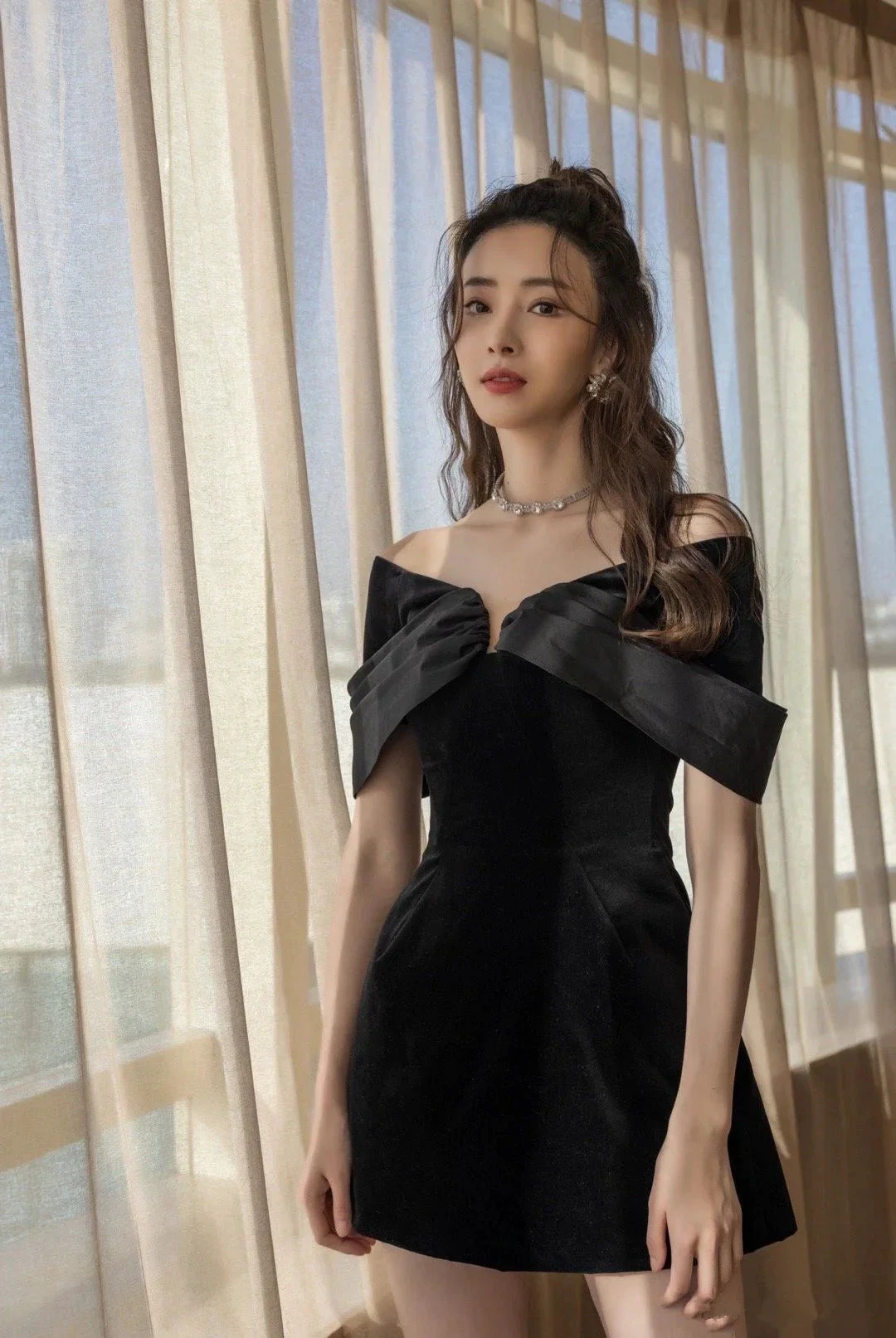Black A-line Homecoming Dress 21st Birthday Outfit Dress (ZD11877)