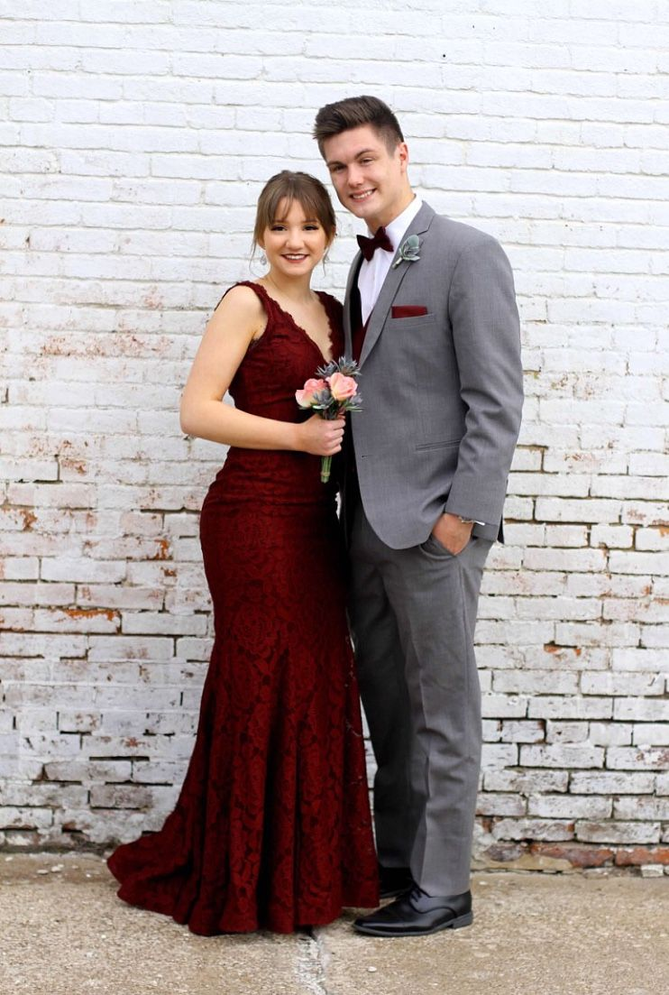Elegant Mermaid Lace Prom Dress,Lace Evening Gown