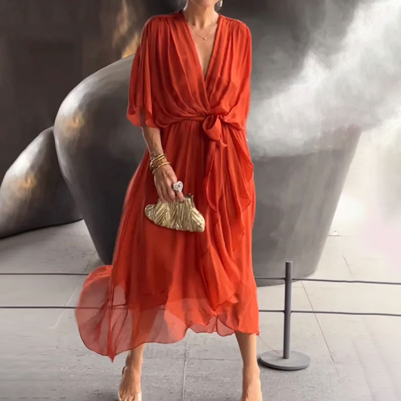Luisa Airy Womens Summer Dress with Modern Everyday Styling