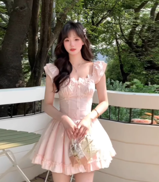 French-style 2026 New Pretty Women's Summer Short Dress