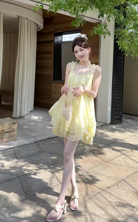 French-style 2026 New Pretty Women's Summer Short Dress - FashionDia