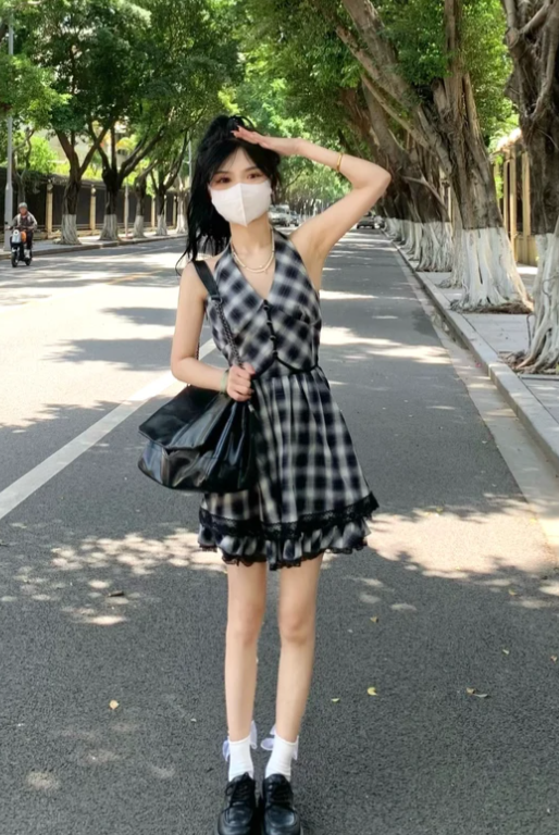 French-style 2026 New Pretty Women's Summer Short Dress