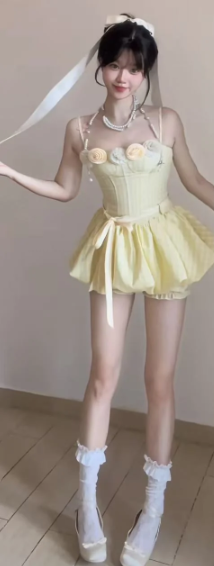 French-style 2026 New Pretty Women's Summer Short Dress