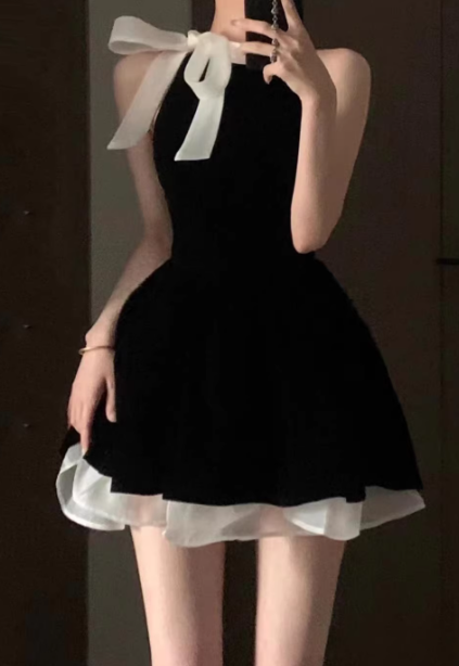 French-style 2026 New Pretty Women's Summer Short Dress