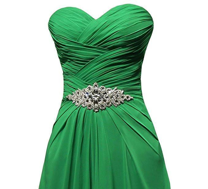 A-line Sweetheart Floor Length Chiffon Bridesmaid Dresses (ZD13200)